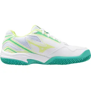 Chaussures de tennis femme Mizuno Break Shot CC Blanc 38,5 61GC232645 pas cher