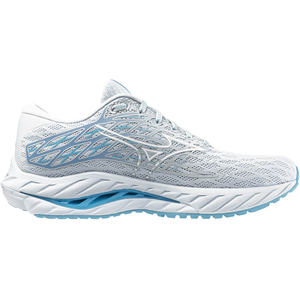 Chaussures Femme Mizuno Wave Inspire 20 Blanc Bleu AW24, Taille 38 - EUR pas cher
