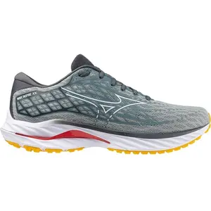 Mizuno Wave Inspire 20 - Chaussures running homme Abyss / White / Citrus 40.5 pas cher