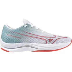 Chaussures Mizuno Wave Rebellion Sonic 2 gris blanc rouge femme - 40 pas cher