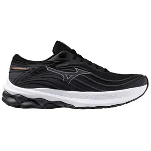 Mizuno Wave Skyrise 5 - Chaussures running femme Black / White / Nasturtium 38 pas cher