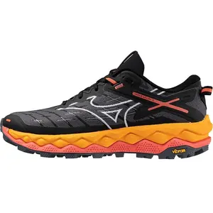Mizuno Wave Mujin 10 Chaussure Trail Femmes - Noir , Orange, Pointure 40.5 pas cher