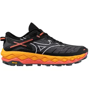 Mizuno Wave Mujin 10 Chaussure Trail Femmes - Noir , Orange, Pointure 39 pas cher
