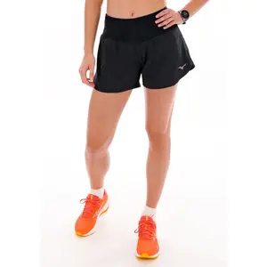 Mizuno Multi Pocket Short De Running Femmes - Noir, Taille M pas cher