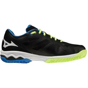 Mizuno Homme Wave Exceed Light CC Chaussures de Tennis, Noir (Black Neolime Supersonic), 44.5 EU pas cher