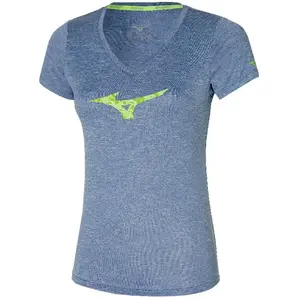 Comparateur de prix : Maillot manches courtes mizuno impulse core bleu vert femme