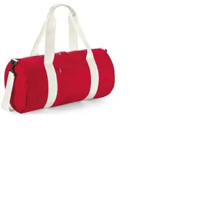 Bagbase - Sac de sport - Taille unique (Rouge / Blanc cassé) TU pas cher