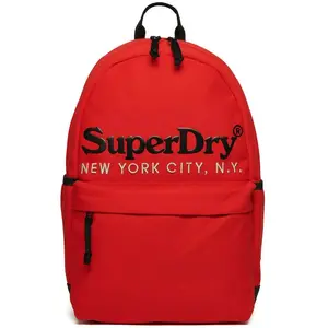 Sac à dos Superdry Venue Montana 18L rouge intense noir pas cher