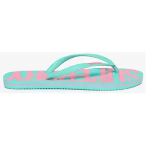 Tongs Superdry Vintage Logo bleu rose femme - L pas cher