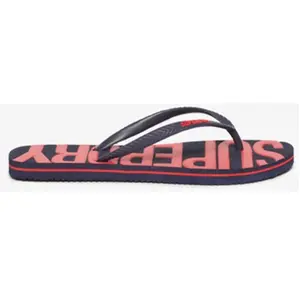 Tongs Superdry Vintage Logo bleu marine rouge femme - S pas cher