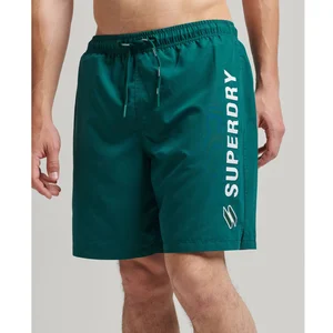 Comparateur de prix : Maillot de bain Superdry Code Applique 19 Inch bleu blanc - M