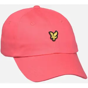 Lyle & Scott Casquette de baseball True Black, Rose électrique, Taille unique