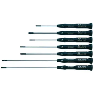 Jeu de 7 tournevis plats et cruciformes Xonic ESD C.K. T4883X pas cher