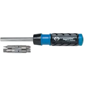 Comparateur de prix : Tournevis à cliquet avec embouts adaptés c.k. T4829D