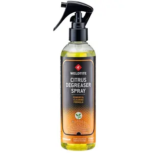 Dégraissant transmission vélo Weldtite Dirtwash Citrus Jaune 250 ml 159617