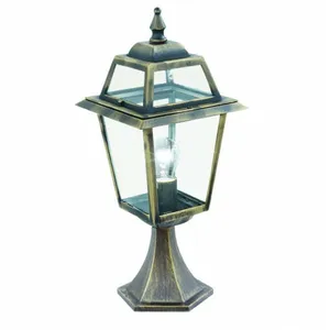 SEARCHLIGHT Borne New Orleans, en aluminium et verre, noir doré - DoréVendu parluminaire