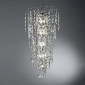 Searchlight Suspension imposante WATERFALL pas cher