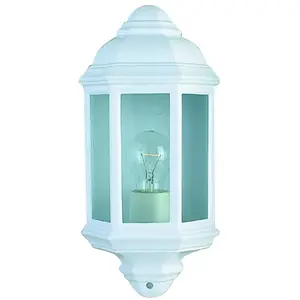 Searchlight Lanterne de jardin Outdoor Verre blanc 1 ampoule 36cm