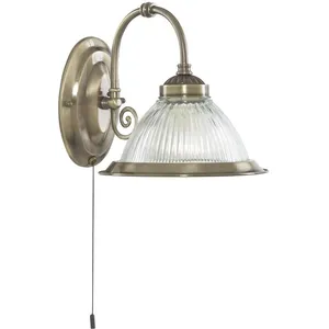 Searchlight Applique American Diner, laiton ancien pas cher