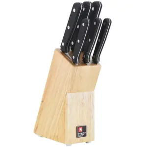 RICHARDSON SHEFFIELD - CUCINA - Bloc en bambou avec 6 couteaux de cuisine