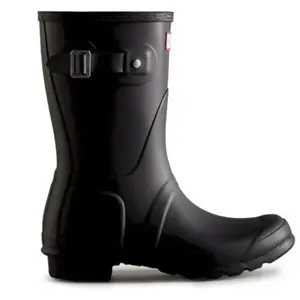 Hunter Original Short Bottes En Caoutchouc Noires Pour Femmes EU 38