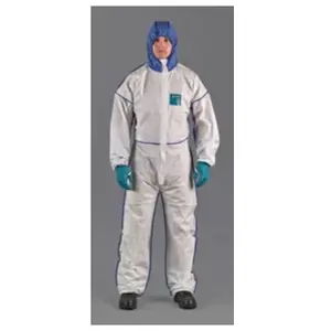 ANSELL Combinaison de protection AlphaTec® 1800 Comfort taille l blanc/bleu catégorie epi iii