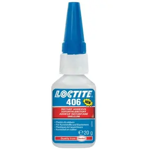 Colle instantanée 406 pour plastique et des élastomère LOCTITE 1919334 pas cher