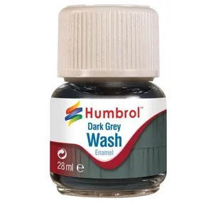 Comparateur de prix : Humbrol Enamel Wash Dark Grey 28 Ml - Humbrol