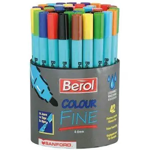 Berol - Pot De 42 Feutres Colourfine Berol pas cher