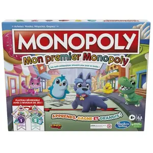 Hasbro Mon Premier Monopoly En Jeu De Société Français pas cher