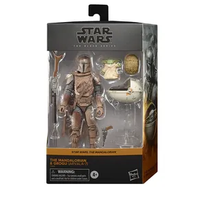 Figurine Star Wars Bl Mando Grogu Arvala 7 Build up 15 cm