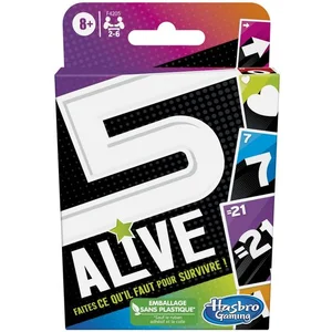 Comparateur de prix : Jeu de cartes 5 Alive - HASBRO - Version délirante du 21 - Pour enfants à partir de 8 ans