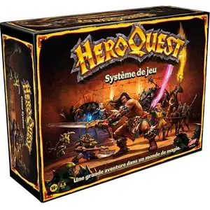 Comparateur de prix : Hasbro Gaming Jeu de stratégie Avalon Hill Système de jeu HeroQuest