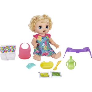 Poupée Baby Alive Adore Manger Cheveux Blonds