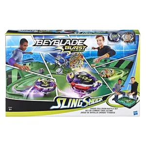 Arene Slingshock Set de Combat Choc Ultime Beyblade Burst Turbo pas cher