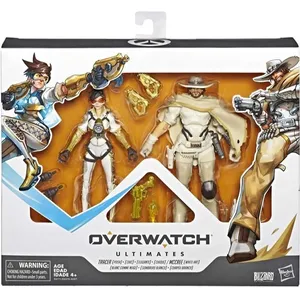 Hasbro Figurine Ultimates - Overwatch - Mccree Et Tracer pas cher