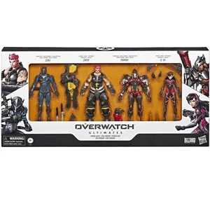 Hasbro Figurine Ultimates - Overwatch - Pack 4 Figurines Carbon Fiber Set