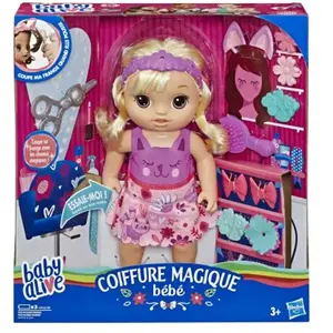 Baby Alive - Coiffure Magique - Poupée Cheveux Blonds pas cher