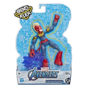Figurine Marvel Avengers Captain Marvel Bend and Flex 15 cm pas cher