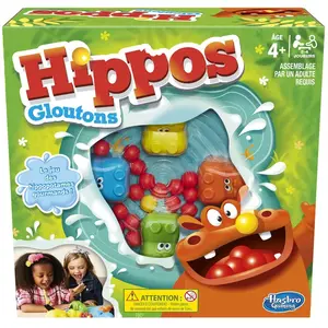 Hasbro Gaming HIPPOS GLOUTONS - Jeu de societe pour enfants - Version francaise pas cher
