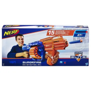 Comparateur de prix : NERF - Elite Surgefire - Pistolet à 15 fléchettes officielles