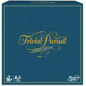 Comparateur de prix : Hasbro Gaming Jeu de société Trivial Pursuit Classique pour 2 à 6 joueurs - Neuf