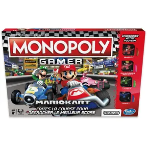Comparateur de prix : MONOPOLY - Gamer Mario Kart Jeu de societe - Jeu de plateau