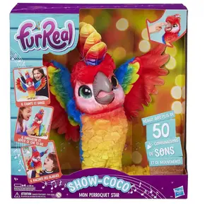 Peluche Furreal Friends Show-Coco Mon Perroquet Star pas cher
