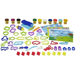 Pâte à modeler Play-Doh Coffret Ecole 10 pots pas cher