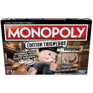 Comparateur de prix : Hasbro Gaming Monopoly Tricheurs, Jeu de societe, Jeu de plateau, Version francaise