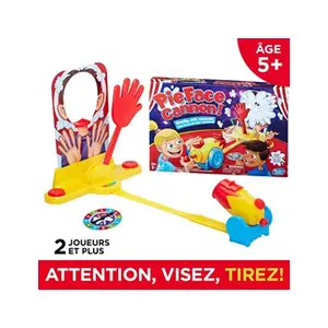 Jeu de société Hasbro Pie Face Cannon pas cher