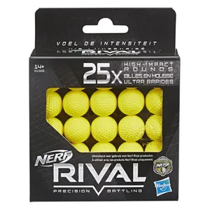 Comparateur de prix : Nerf Pack de 25 Billes en Mousse Nerf Rival Officielles