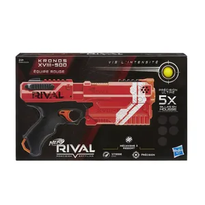 Nerf Rival Kronos XVIII-500 et Billes en Mousse Nerf Rival Officielles Rouge pas cher
