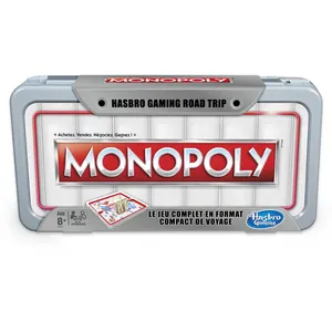 Hasbro MONOPOLY - Jeu de Societe Road Trip - Jeu de voyage pas cher